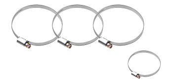 Комплект нержавеющих хомутов Carel KITCLER003